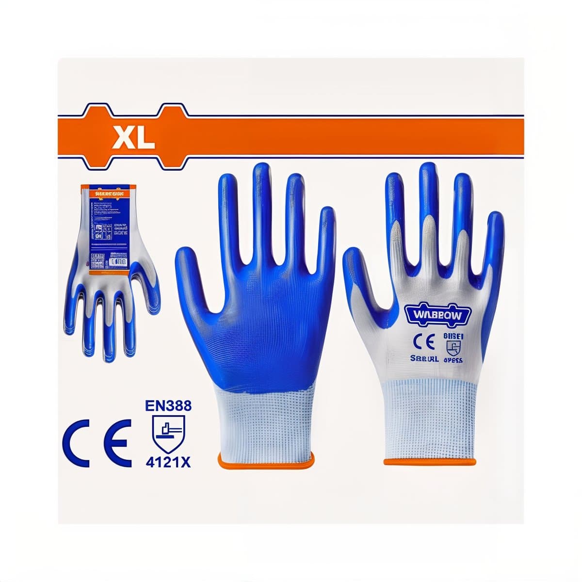 Nitrile Coated Fabric Glove – Size XL