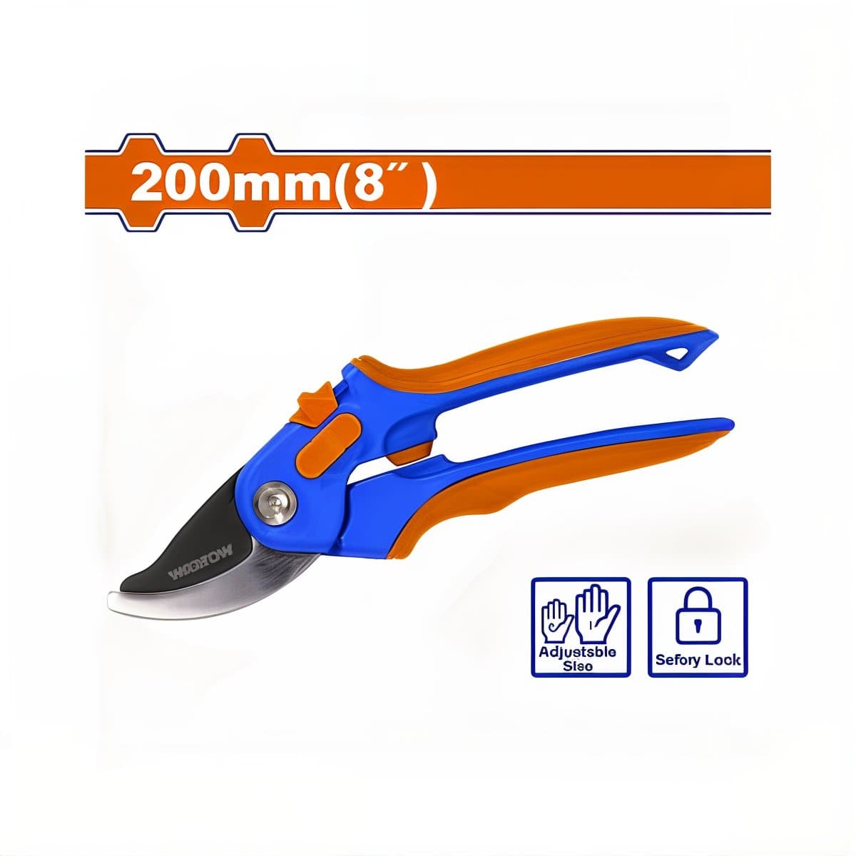 8-Inch Professional Pruner – Precise and Easy Cutting