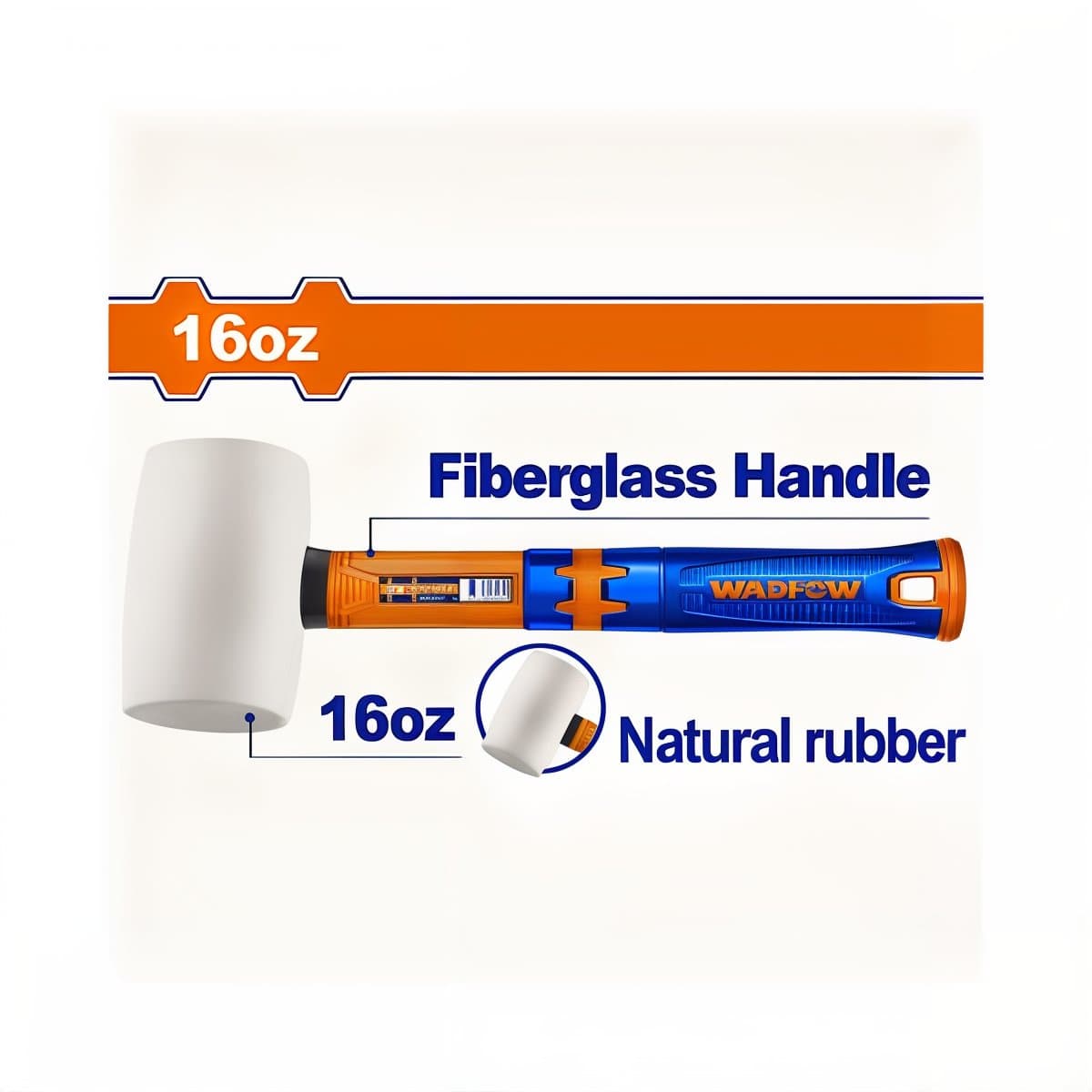 Professional Rubber Hammer – High Durability with Variable Weights