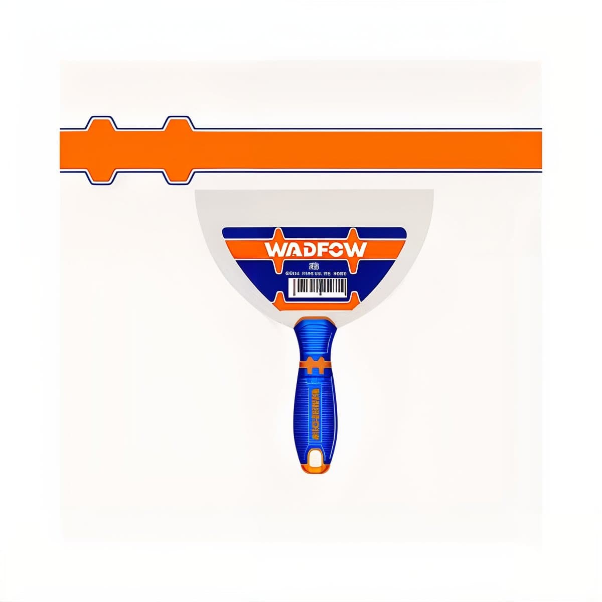 Reinforced Stainless Steel Putty Knife with Rubber Handle – High Durability and Comfort