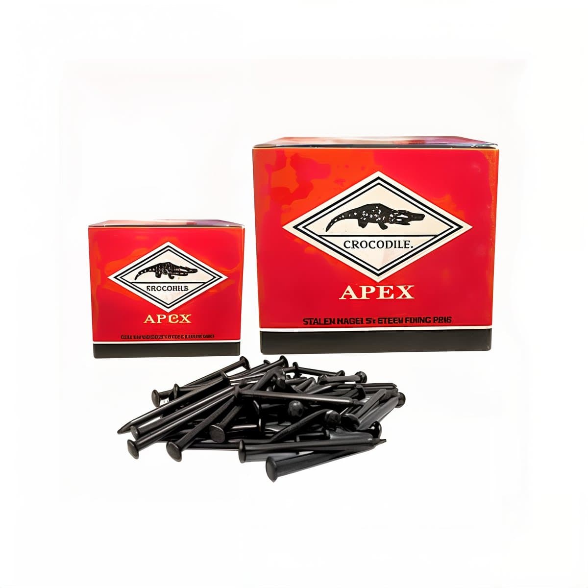 Short Steel Nails – 2.5cm, 100 Pieces per Box