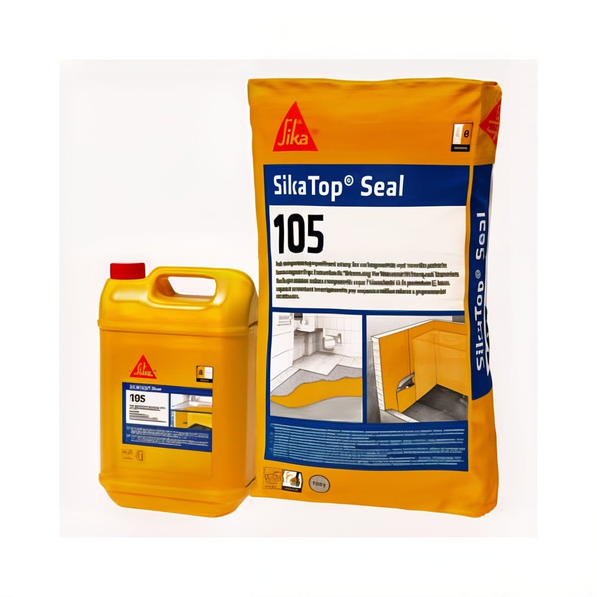 Sika Seal 105 Two-Component 25 kg – Water-Resistant Gray