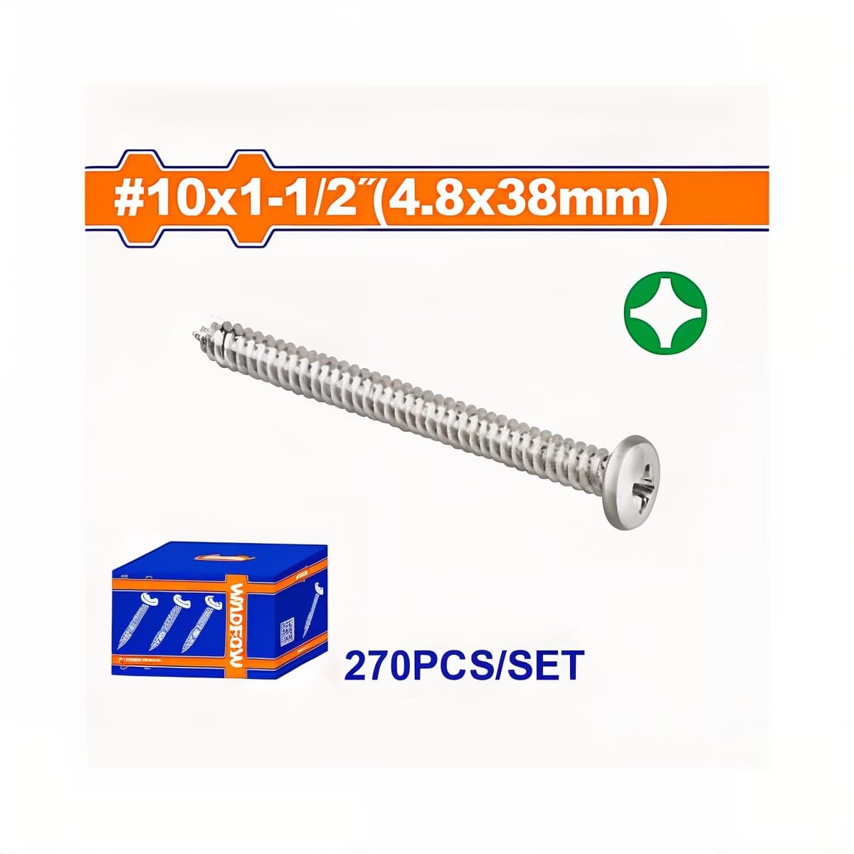 WADFOW Stake Screw – 4.8mm Diameter and 37mm Length