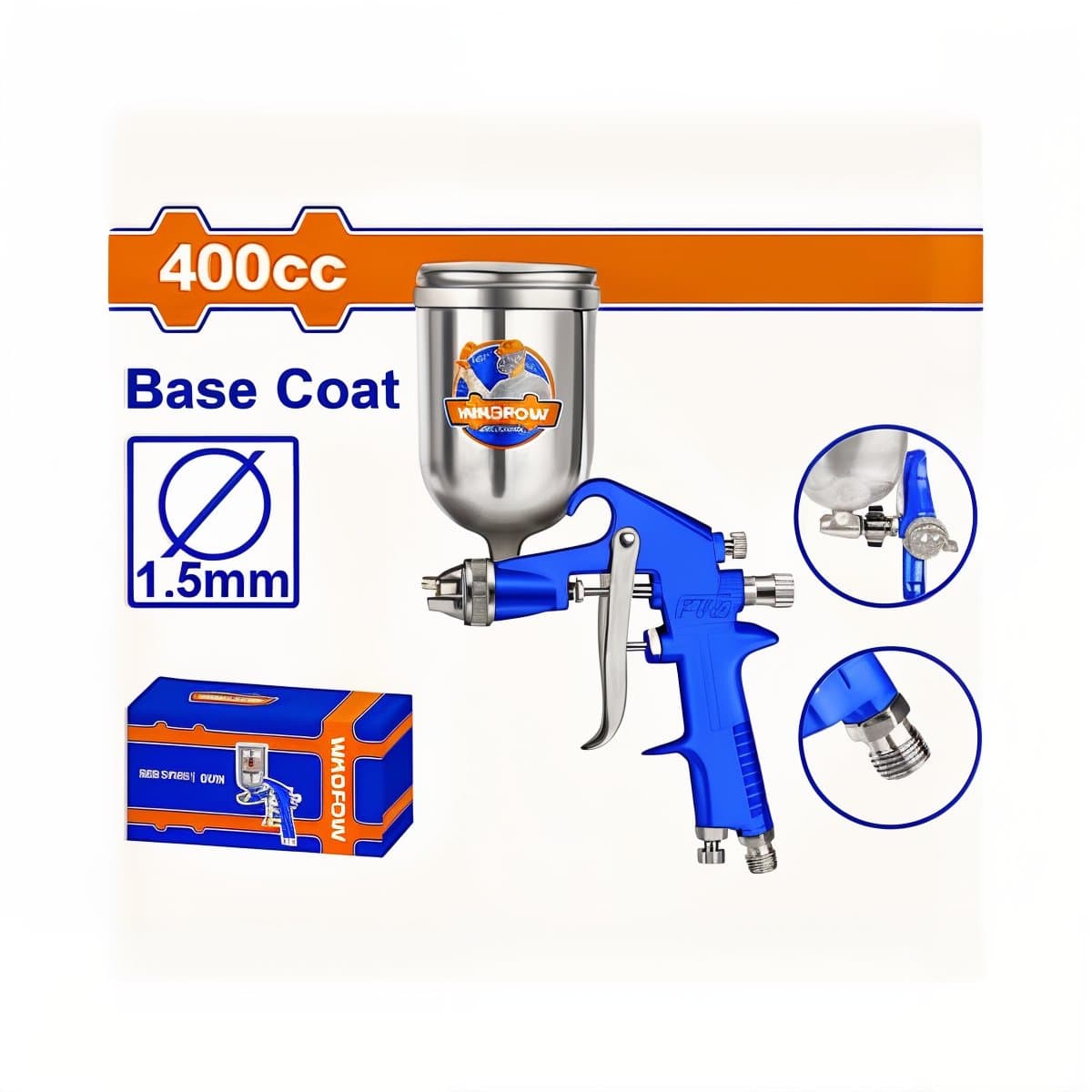 400ml Top Tank Paint Spray Gun – Ideal for Precise Painting